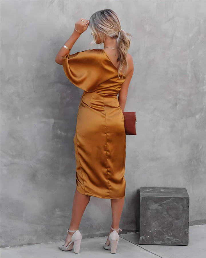 Luxe Elegante Satijnen Jurk | Allerga
