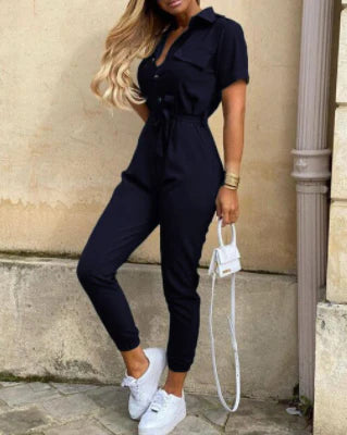 Button down jumpsuit | Julie