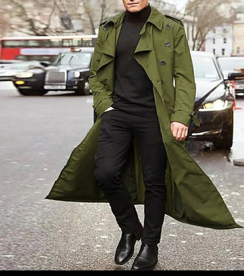 Windbreaker Lange Trenchcoat | Edred