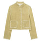 Vintage Lange Mouw Jas | Warda Jas