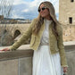 Vintage Lange Mouw Jas | Warda Jas