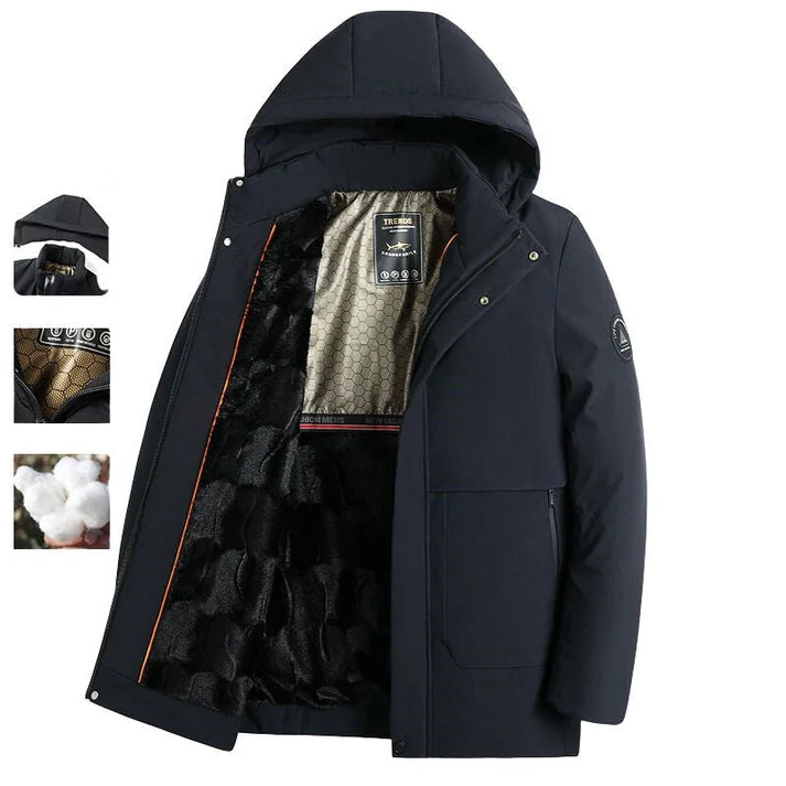 Capuchon Fleece winterjack | Bart Jas
