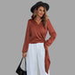 Tijdloze Blouse met V-hals | Ashma Blouse