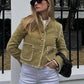Vintage Lange Mouw Jas | Warda Jas