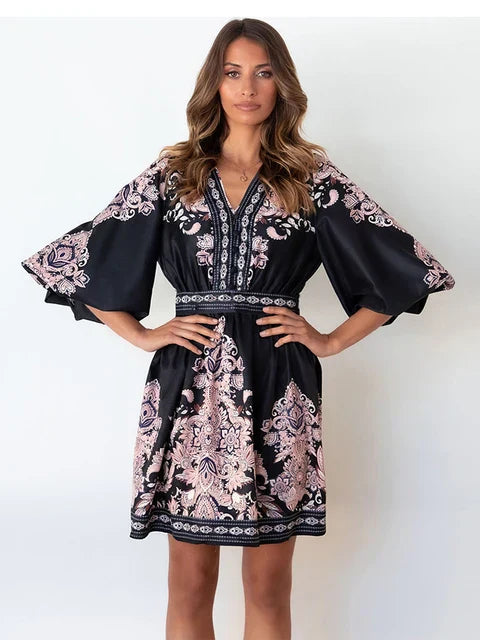 Trendy Mini Jurk | Alcelene Jurk