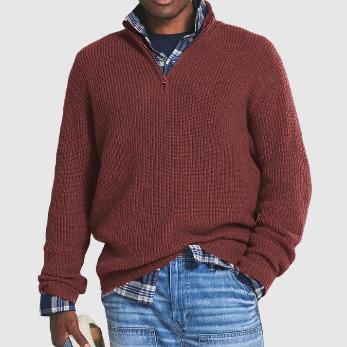 Heren kasjmier casual trui | Xylas Trui