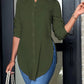 Gespleten Knoopjes Shirt | Wendaya Blouse