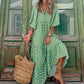 Maxi Jurk met Stijlvolle Mouwen | Zara