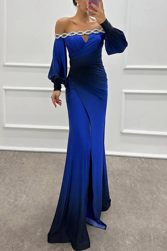 Off Shoulder Maxi Jurk | Wystella Jurk