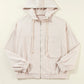 Casual Corduroy Capuchon Jas | Xariel Jas