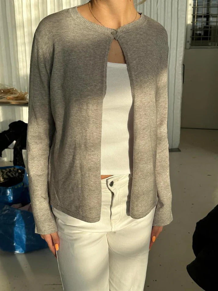 Casual Enkel Knoopje Vest | Yilara Vest