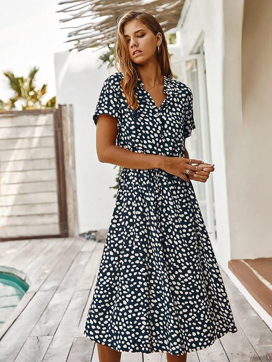 Vintage Midi Jurk | Dana