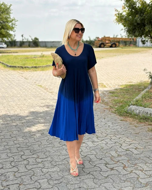 Elegante Stijlvolle katoenen jurk | Misha