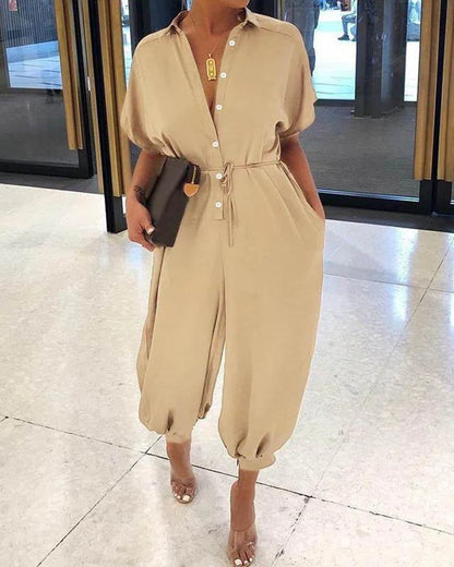 Veelkleurige Vintage Jumpsuit | Elodia