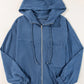 Casual Corduroy Capuchon Jas | Xariel Jas