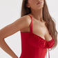 Print Bustier jurk | Francheska Jurk