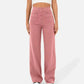 High-wasted elastische broek | Natu