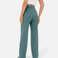 High-wasted elastische broek | Natu