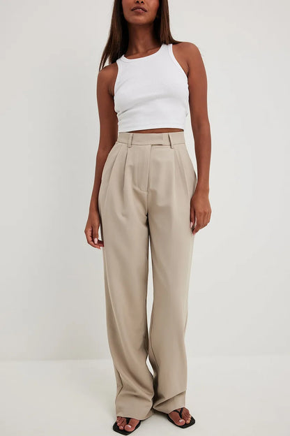 High Waist Wijde Broek | Brianna