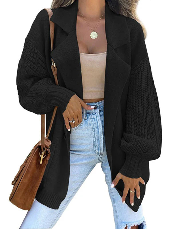 Lang Gebreid Vest | Steci