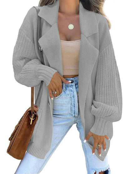 Lang Gebreid Vest | Steci