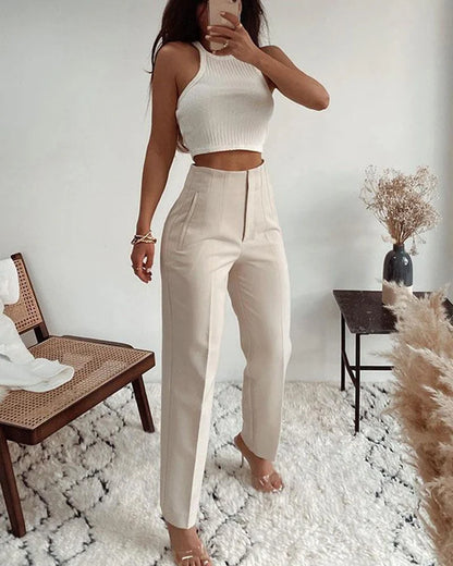 Casual Rechte Broek | Amber Broek