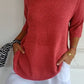 Gebreide Shirt met V-Hals | Maya