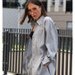 Luxe Lichtgrijze Blouse | Mamblay