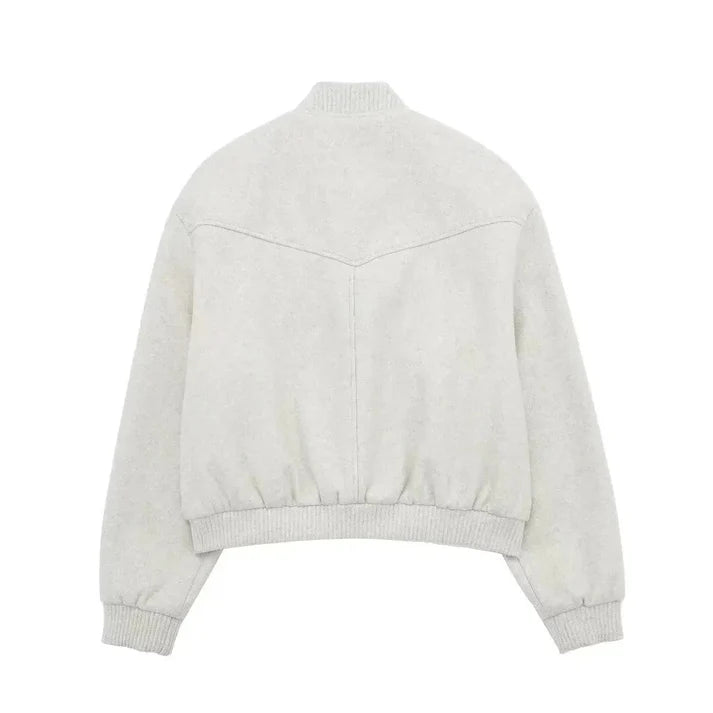 Elegante Cropped Bomber Jack |  Ivy