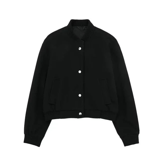 Elegante Cropped Bomber Jack |  Ivy