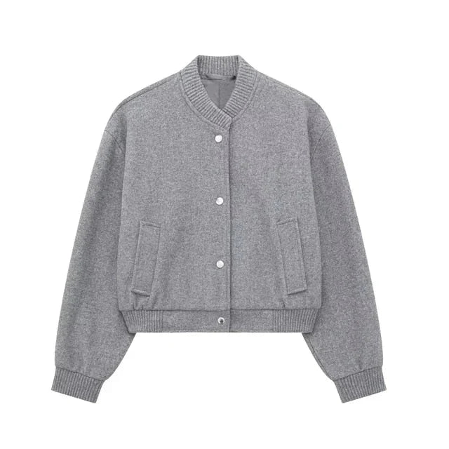 Elegante Cropped Bomber Jack |  Ivy