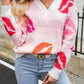 Trui met Lippenprint | Grillie Trui