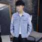 Casual Zachte Denim Jas | Banning Jas