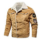 Fleece Leren Jas | Jeric Jas