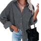 Rib Fluwelen Blouse | Tesma Blouse