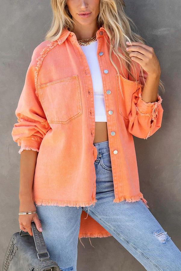 Veelzijdig Gekleurd Denim Jasje | Felicity