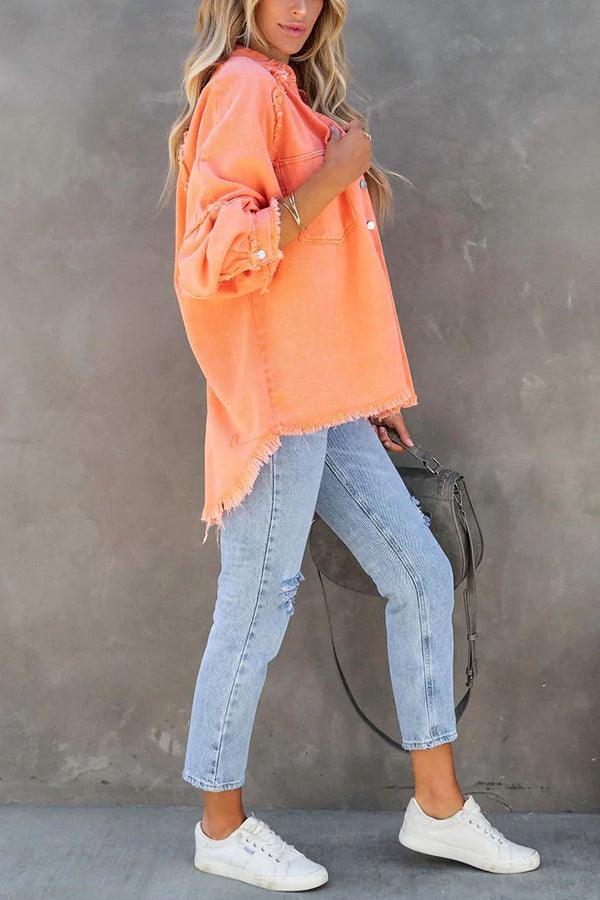 Veelzijdig Gekleurd Denim Jasje | Felicity