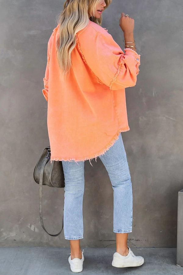 Veelzijdig Gekleurd Denim Jasje | Felicity