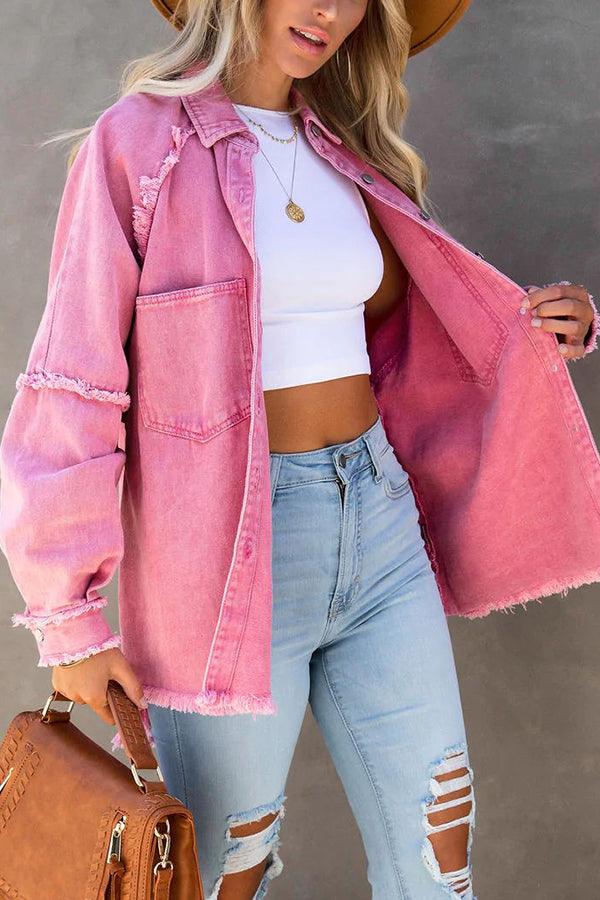Veelzijdig Gekleurd Denim Jasje | Felicity