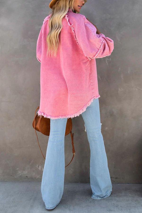 Veelzijdig Gekleurd Denim Jasje | Felicity